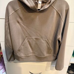 Lululemon Softstream Taupe Pullover Hoodie